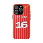 16590235990986186692_4096.jpeg Leclerc Ferrari Football Jersey Phone Case