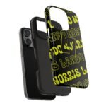 16628043973594706775_4096.jpeg NOR 04 Yellow Black Glossy Phone Case