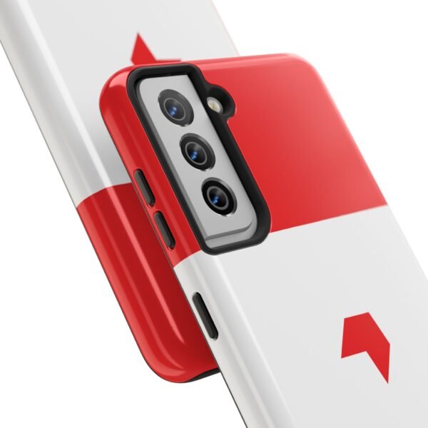 16834084662458925945_4096.jpeg Senna Retro Red White Phone Case