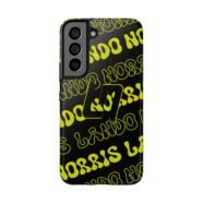 NOR 04 Yellow Black Glossy Phone Case