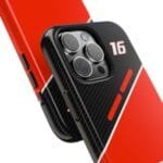 Leclerc Red Black Phone Case