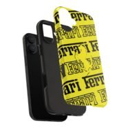 Ferrari Yellow Black Tough Phone Case