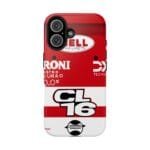 Charles Leclerc Back Helmet 2025 F1 Phone Case