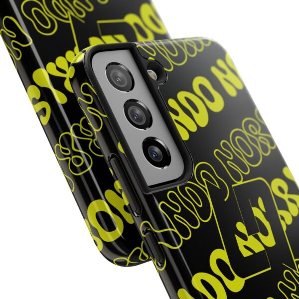 17542009256309604611_4096.jpeg NOR 04 Yellow Black Glossy Phone Case