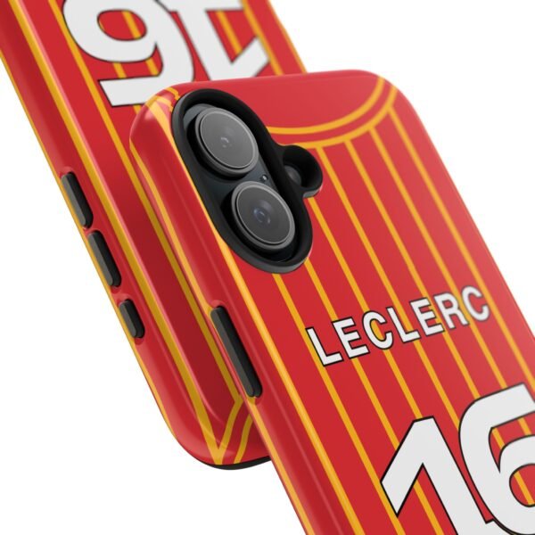 17600274778868689032_4096.jpeg Leclerc Ferrari Football Jersey Phone Case
