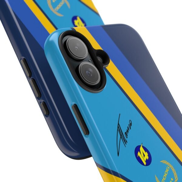 18190026162602792964_4096.jpeg Fernando Alonso Blue & Yellow F1 Champion Phone Case