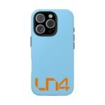 NOR Orange Pastel Blue Phone Case