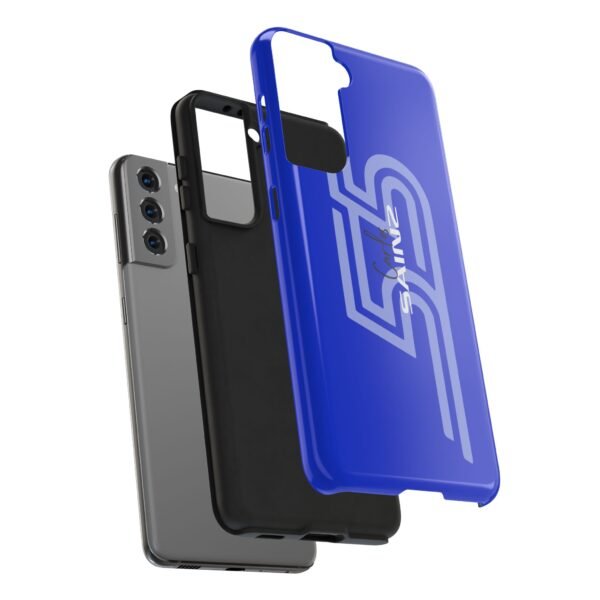 2162873947179110440_4096.jpeg Carlos Sainz 55 Blue F1 Phone Case