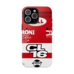 Charles Leclerc Back Helmet 2025 F1 Phone Case