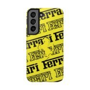 Ferrari Yellow Black Tough Phone Case