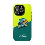2393680176975435212_4096.jpeg Fernando Alonso F1 Helmet 2025 Phone Case
