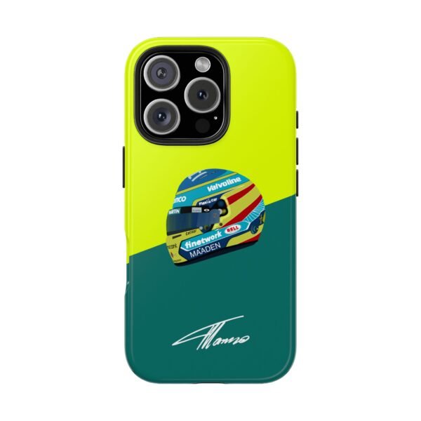 2393680176975435212_4096.jpeg Fernando Alonso F1 Helmet 2025 Phone Case
