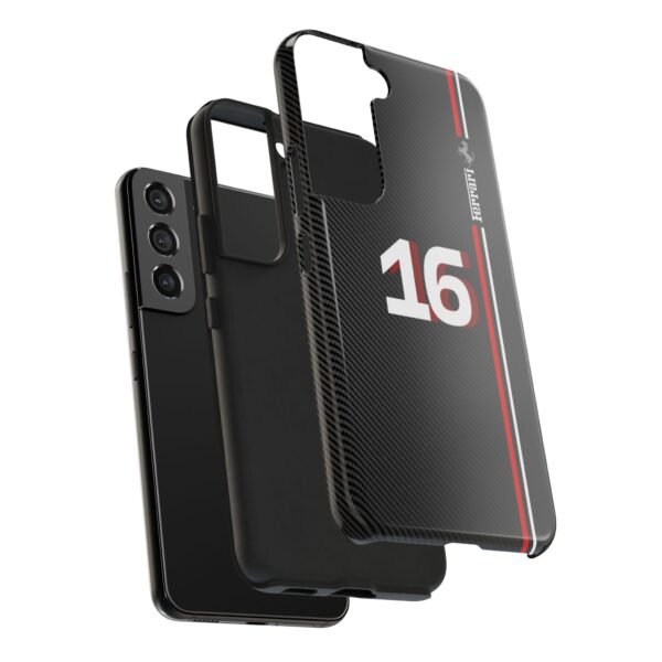 2415173881374805154_4096.jpeg Charles Leclerc 16 F1 2025 Carbon Fiber Phone Case