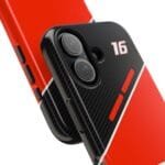 Leclerc Red Black Phone Case