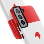 2695529800234820522_4096.jpeg Senna Retro Red White Phone Case
