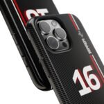 282946675139518707_4096.jpeg Charles Leclerc 16 F1 2025 Carbon Fiber Phone Case