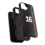 2947045803456780684_4096.jpeg Charles Leclerc 16 F1 2025 Carbon Fiber Phone Case