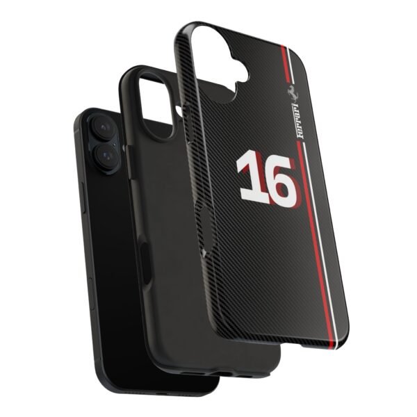 2975050694620107713_4096.jpeg Charles Leclerc 16 F1 2025 Carbon Fiber Phone Case