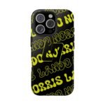 3136995035485637570_4096.jpeg NOR 04 Yellow Black Glossy Phone Case