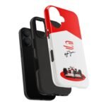 Senna McLaren Red White Phone Case