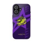 Hamilton Purple Glossy Phone Case