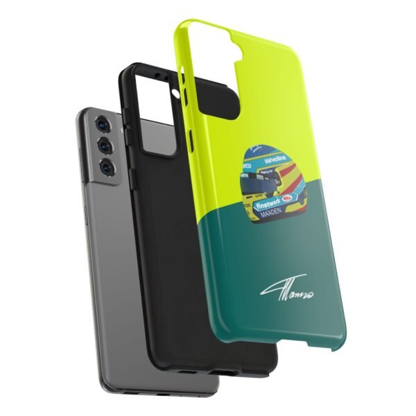 4695979891006984561_4096.jpeg Fernando Alonso F1 Helmet 2025 Phone Case