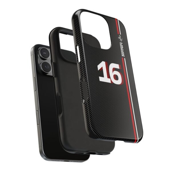 4798650174525154075_4096.jpeg Charles Leclerc 16 F1 2025 Carbon Fiber Phone Case