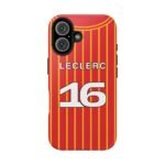 4898237533166563352_4096.jpeg Leclerc Ferrari Football Jersey Phone Case