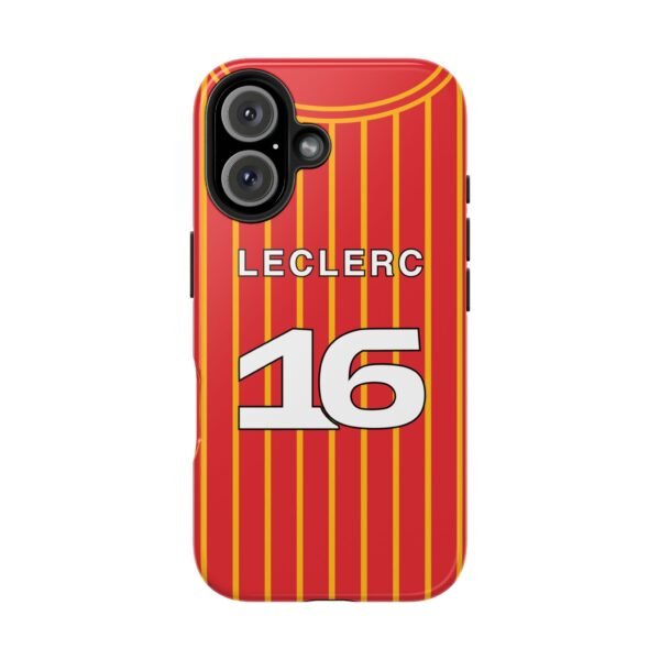 4898237533166563352_4096.jpeg Leclerc Ferrari Football Jersey Phone Case