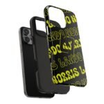 5250643158239822053_4096.jpeg NOR 04 Yellow Black Glossy Phone Case
