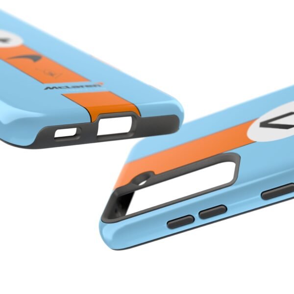 5311630313404289169_4096.jpeg NOR 4 Pastel Blue Orange F1 Phone Case