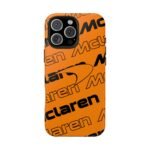 McLaren Orange Black Tough Phone Case