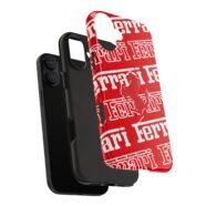 Ferrari Red White Tough Phone Case
