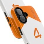 NOR Orange White Black Phone Case