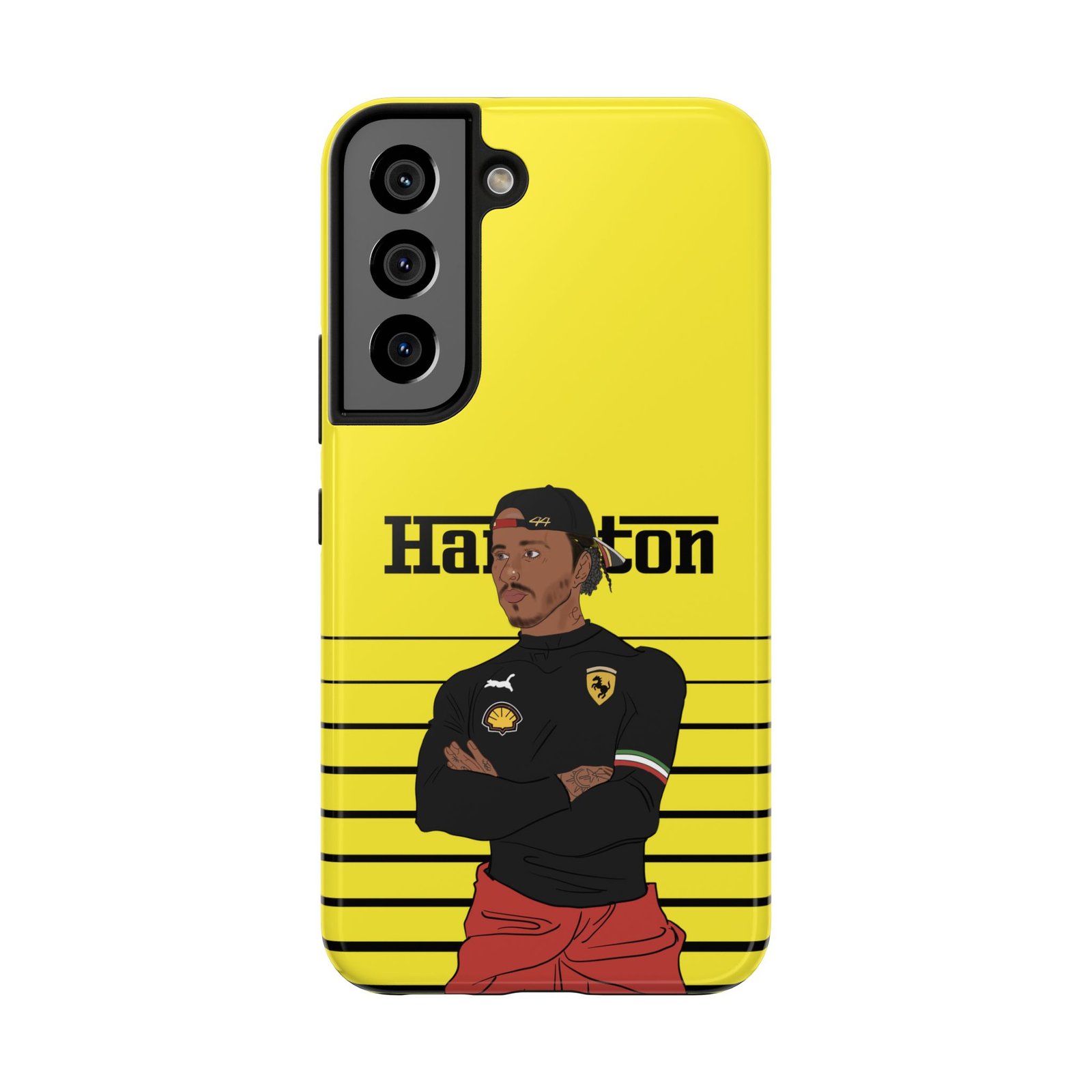 6433870118941352099_4096.jpeg Hamilton Ferrari Yellow LW44 Phone Case