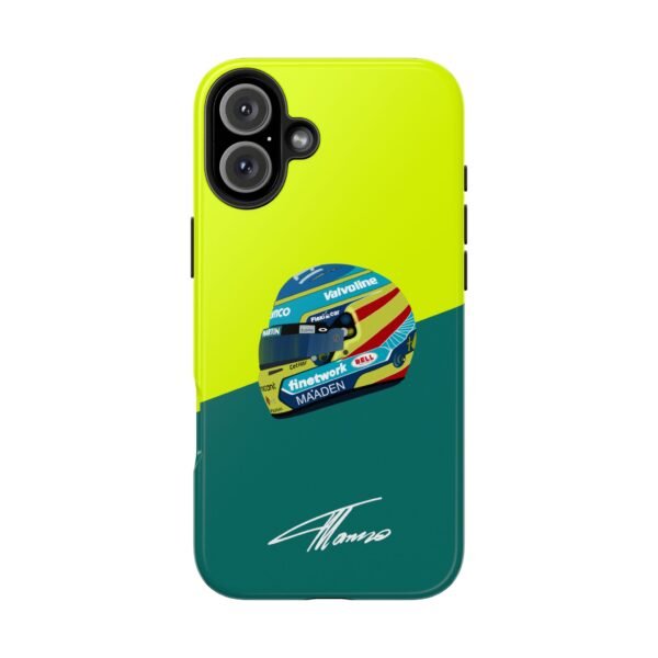 6582351140752408454_4096.jpeg Fernando Alonso F1 Helmet 2025 Phone Case