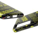 6600768690403486801_4096.jpeg NOR 04 Yellow Black Glossy Phone Case