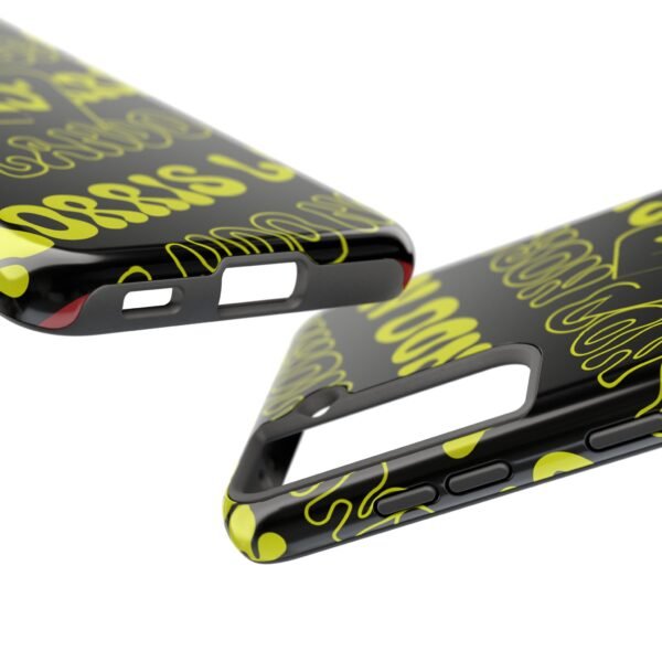 6600768690403486801_4096.jpeg NOR 04 Yellow Black Glossy Phone Case