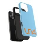 NOR Orange Pastel Blue Phone Case