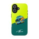 699537563997324041_4096.jpeg Fernando Alonso F1 Helmet 2025 Phone Case