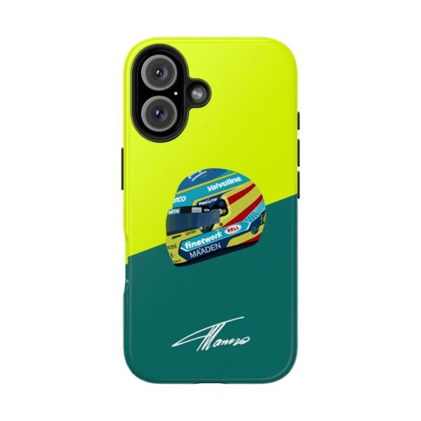 699537563997324041_4096.jpeg Fernando Alonso F1 Helmet 2025 Phone Case