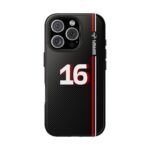7156881014598744711_4096.jpeg Charles Leclerc 16 F1 2025 Carbon Fiber Phone Case