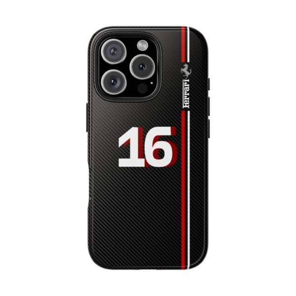 7156881014598744711_4096.jpeg Charles Leclerc 16 F1 2025 Carbon Fiber Phone Case
