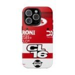 Charles Leclerc Back Helmet 2025 F1 Phone Case