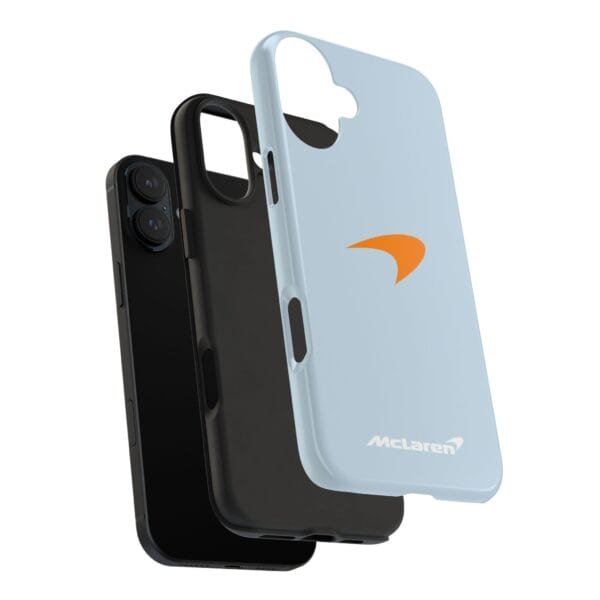 7669286526885838155_4096.jpeg McLaren Pastel Blue F1 Phone Case