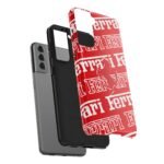7840928422656846327_4096.jpeg Ferrari Red White Tough Phone Case