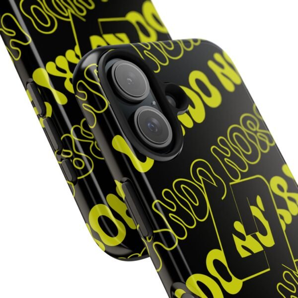 7967165092138233427_4096.jpeg NOR 04 Yellow Black Glossy Phone Case