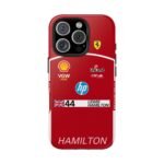8097159554326843480_4096.jpeg Lewis Hamilton 2025 Ferrari Formula 1 Race suit inspired phone case for iPhone, Samsung Galaxy, and Google Pixel Devices
