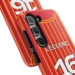 8261843429261309183_4096.jpeg Leclerc Ferrari Football Jersey Phone Case