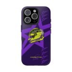 Hamilton Purple Glossy Phone Case